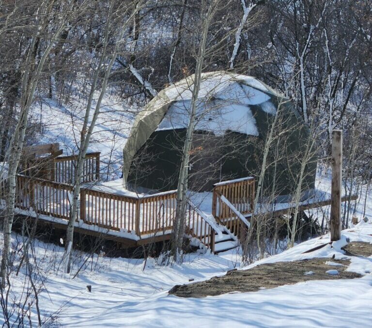 Can you go glamping in winter?